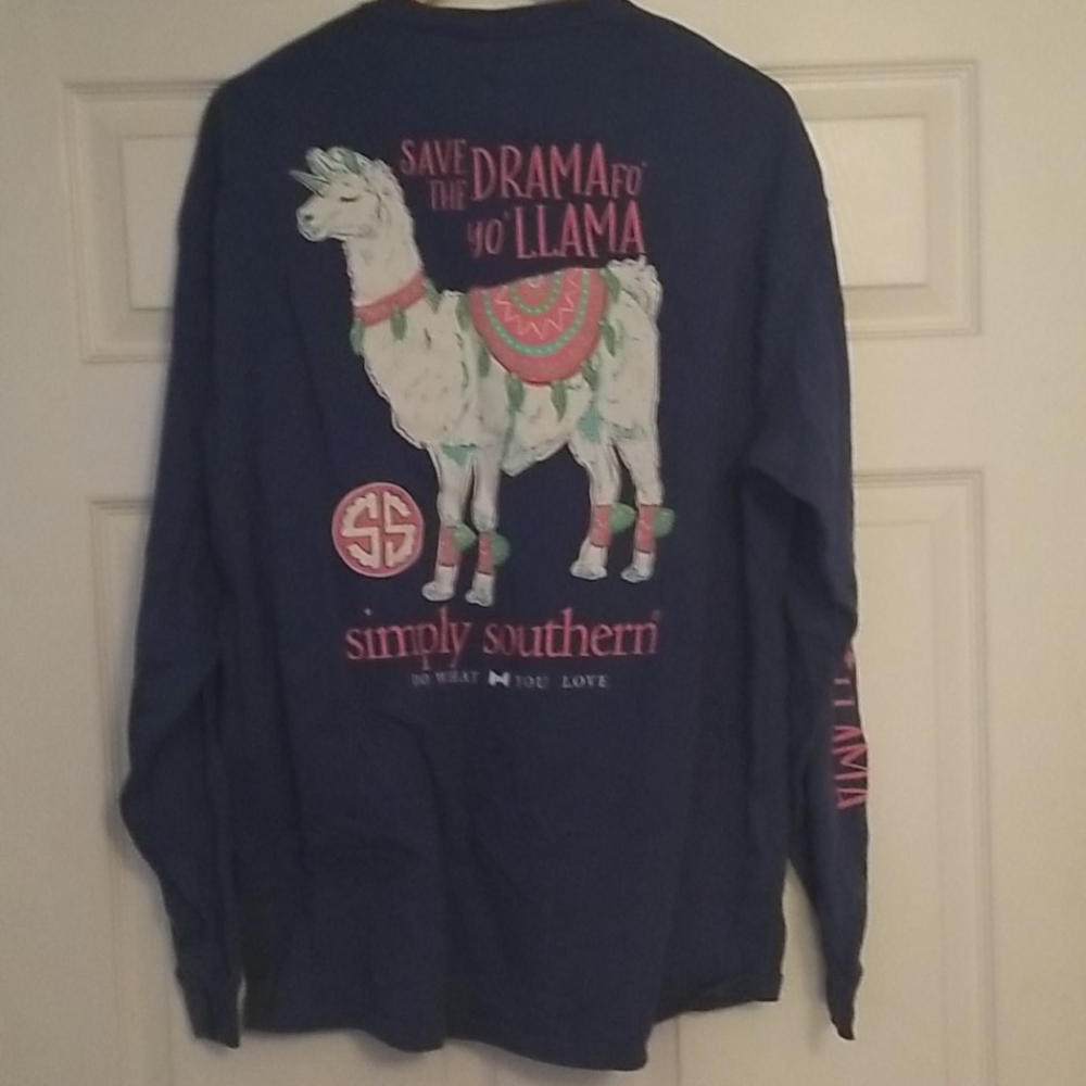 Blue Llama Simply Southern Longsleeve